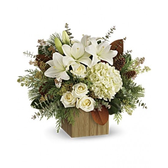 Bouquet enneigés de Teleflora